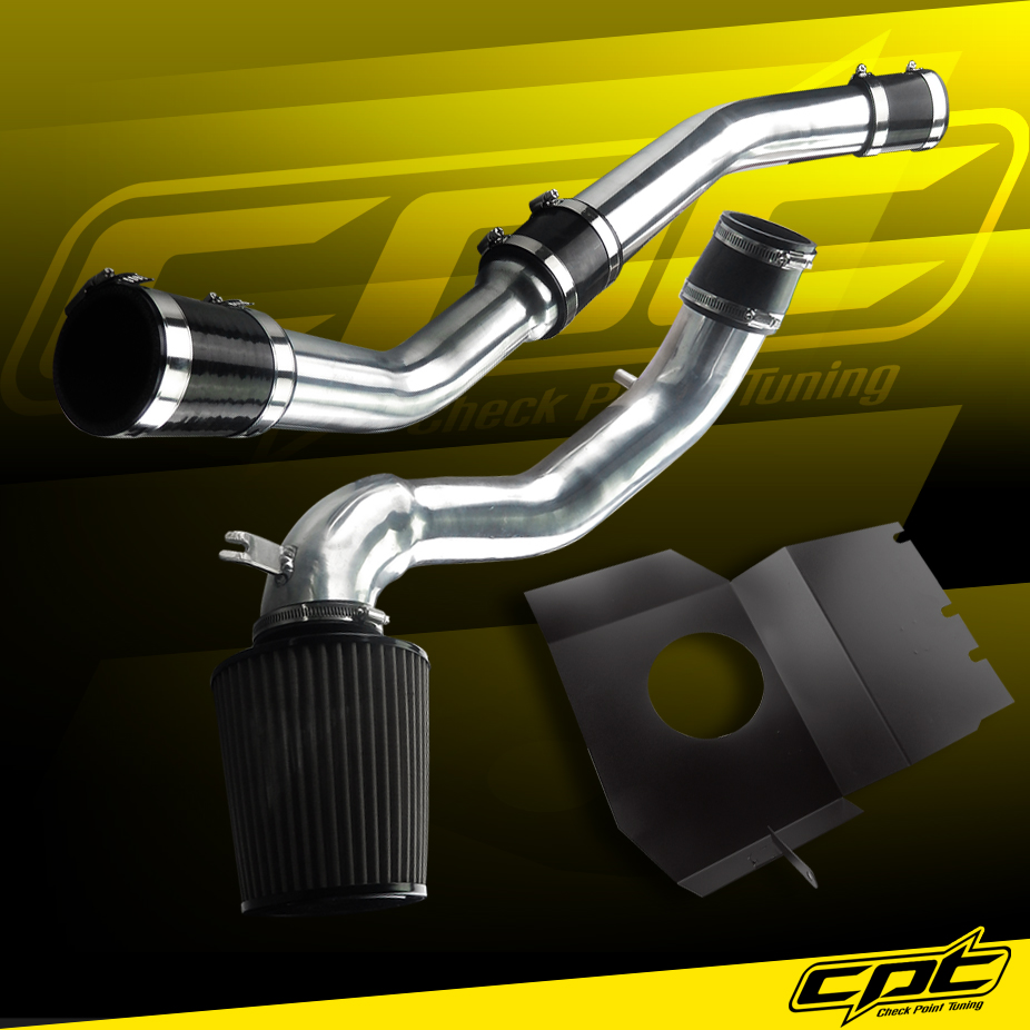CPT® Cold Air Intake System (Polish) - 08-15 Mitsubishi Lancer Turbo 2.0L 4cyl Evolution X Evo 10 (With Upper Intercooler Piping)