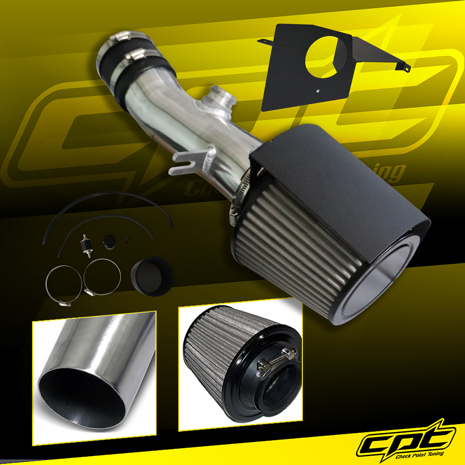 CPT® Cold Air Intake System (Polish) - 11-12 VW Volkswagen Jetta MKVI 5cyl. 2.5L (MT) with Electronic Power Steering