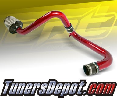 CPT® Cold Air Intake System (Red) - 01-05 Honda Civic EX/DX/LX 1.7L 4cyl (AT)