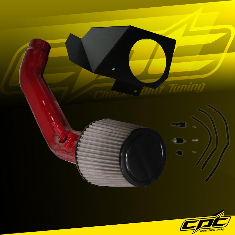 CPT® Cold Air Intake System (Red) - 14-16 BMW 435i F32/F33 Convertible 3.0L 6cyl Automatic only