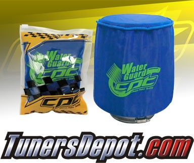 CPT Universal Water Guard Short Ram Cold Air Intake Pre-Filter Air Filter Cover (Blue) - Medium