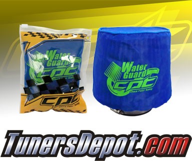 CPT Universal Water Guard Short Ram Cold Air Intake Pre-Filter Air Filter Cover (Blue) - Small