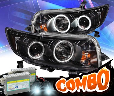 HID Xenon + KS® CCFL Halo LED Projector Headlights (Black) - 08-10 Scion xB