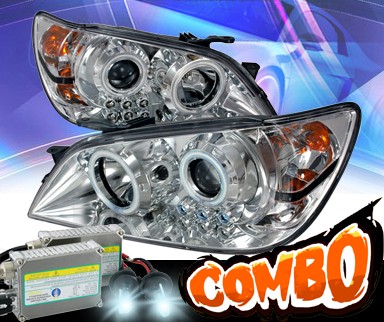 HID Xenon + KS® CCFL Halo Projector Headlights - 01-05 Lexus IS300