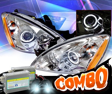 HID Xenon + KS® CCFL Halo Projector Headlights  - 04-07 Mitsubishi Lancer
