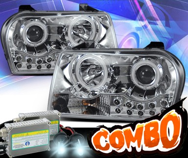 HID Xenon + KS® CCFL Halo Projector Headlights - 05-10 Chrysler 300 (Except Limited)