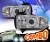 HID Xenon + KS® CCFL Halo Projector Headlights  - 94-01 Dodge Ram 1500 Pickup