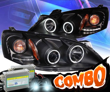 HID Xenon + KS® CCFL Halo Projector Headlights (Black) - 05-10 Pontiac G6