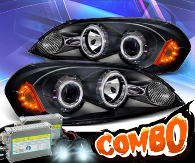 HID Xenon + KS® CCFL Halo Projector Headlights (Black) - 06-07 Chevy Monte Carlo