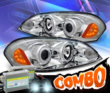 HID Xenon + KS® CCFL Halo Projector Headlights (Chrome) - 06-07 Chevy Monte Carlo