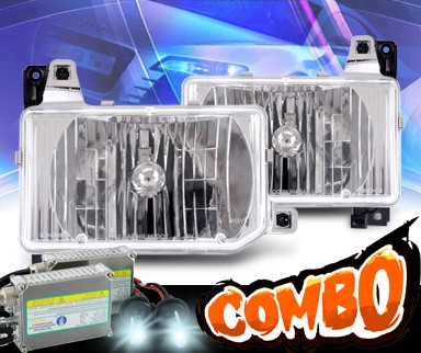 HID Xenon + KS® Crystal Headlights - 87-95 Nissan Pathfinder
