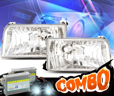 HID Xenon + KS® Crystal Headlights - 92-96 Ford F-350 F350