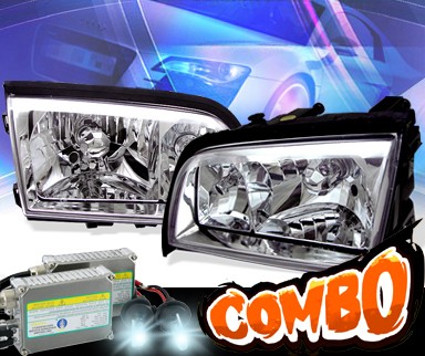 HID Xenon + KS® Crystal Headlights  - 94-00 Mercedes-Benz C230 Sedan W202