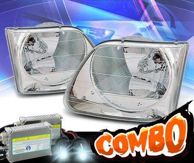 HID Xenon + KS® Crystal Headlights - 97-03 Ford F-150 F150