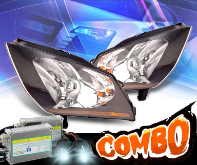 HID Xenon + KS® Crystal Headlights (Black) - 03-06 Nissan 350Z
