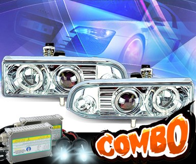 HID Xenon + KS® Halo Projector Headlights - 98-04 Chevy S-10 S10
