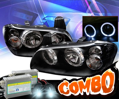 HID Xenon + KS® Halo Projector Headlights (Black) - 00-01 Nissan Maxima