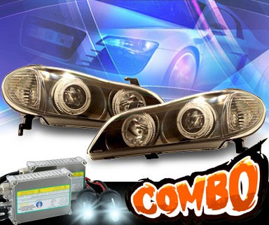 HID Xenon + KS® Halo Projector Headlights (Black) - 00-04 Infiniti I30