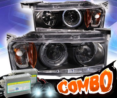 HID Xenon + KS® Halo Projector Headlights (Black) - 04-06 Scion xB