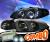 HID Xenon + KS® LED Halo Projector Headlights (Black) - 95-96 Mitsubishi Eclipse