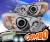 HID Xenon + KS® LED Halo Projector Headlights (Chrome) - 03-05 Toyota Corolla