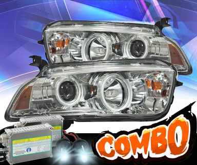 HID Xenon + KS® LED Halo Projector Headlights (Chrome) - 08-10 Scion xB