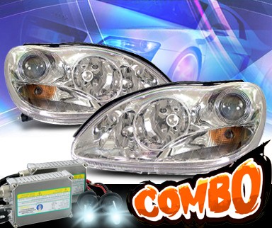 HID Xenon + KS® Projector Headlights - 00-06 Mercedes-Benz S350 W220