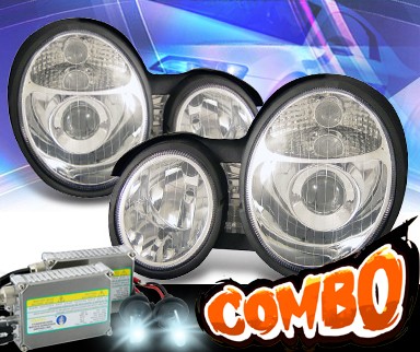 HID Xenon + KS® Projector Headlights - 99-02 Mercedes-Benz E430 W210