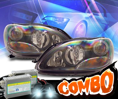 HID Xenon + KS® Projector Headlights (Black) - 00-06 Mercedes-Benz S350 W220