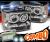 HID Xenon + SPEC-D® 1 Pc Halo Projector Headlights - 93-98 Jeep Grand Cherokee