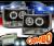 HID Xenon + SPEC-D® 1 Pc Halo Projector Headlights (Black) - 93-98 Jeep Grand Cherokee