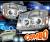 HID Xenon + SPEC-D® Halo LED Projector Headlights - 04-07 Nissan Armada