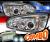 HID Xenon + SPEC-D® Halo LED Projector Headlights - 04-08 Chevy Malibu