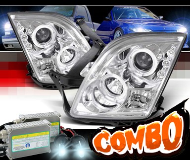 HID Xenon + SPEC-D® Halo LED Projector Headlights - 06-09 Ford Fusion