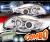 HID Xenon + SPEC-D® Halo LED Projector Headlights - 09-10 Toyota Corolla