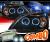 HID Xenon + SPEC-D® Halo LED Projector Headlights (Black) - 01-03 Honda Civic