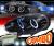 HID Xenon + SPEC-D® Halo LED Projector Headlights (Black) - 01-05 Mazda Miata MX5 MX-5
