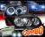 HID Xenon + SPEC-D® Halo LED Projector Headlights (Black) - 04-06 Nissan Sentra