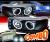 HID Xenon + SPEC-D® Halo LED Projector Headlights (Black) - 2007 GMC Sierra Classic