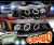 HID Xenon + SPEC-D® Halo LED Projector Headlights (Black) - 94-97 Honda Accord