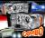HID Xenon + SPEC-D® Halo Projector Headlights - 03-05 Dodge Ram 2500 / 3500 Pickup