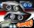 HID Xenon + SPEC-D® Halo Projector Headlights (Black) - 05-10 Toyota Scion tC (w/o stock projector headlights)