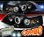 HID Xenon + Sonar® CCFL Halo Projector Headlights (Black) - 99-04 Ford Mustang