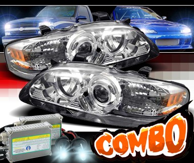HID Xenon + Sonar® Halo Projector Headlights - 00-03 Nissan Sentra