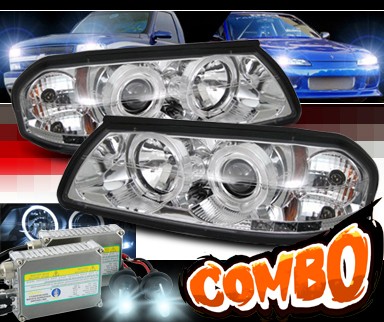 HID Xenon + Sonar® Halo Projector Headlights - 00-05 Chevy Impala