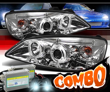 HID Xenon + Sonar® Halo Projector Headlights - 05-08 Pontiac G6