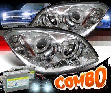 HID Xenon + Sonar® Halo Projector Headlights - 05-10 Chevy Cobalt