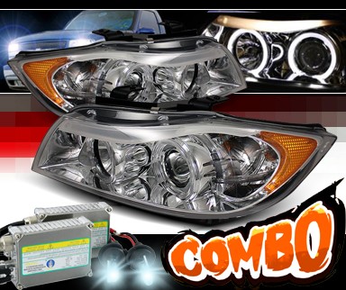 HID Xenon + Sonar® Halo Projector Headlights - 06-08 BMW 325i E91 4dr Wagon