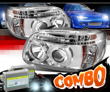 HID Xenon + Sonar® Halo Projector Headlights - 95-01 Ford Explorer