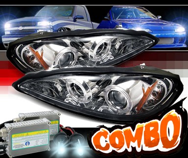 HID Xenon + Sonar® Halo Projector Headlights - 99-05 Pontiac Grand Am